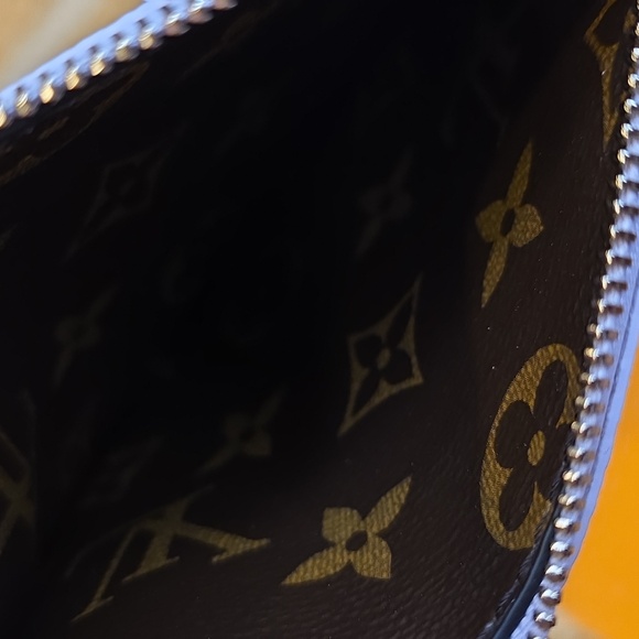 BNEW UNUSED Louis Vuitton NEVERFULL BANDOULIERE INSIDE OUT BB MISTY LILAC POUCH - Picture 7 of 12